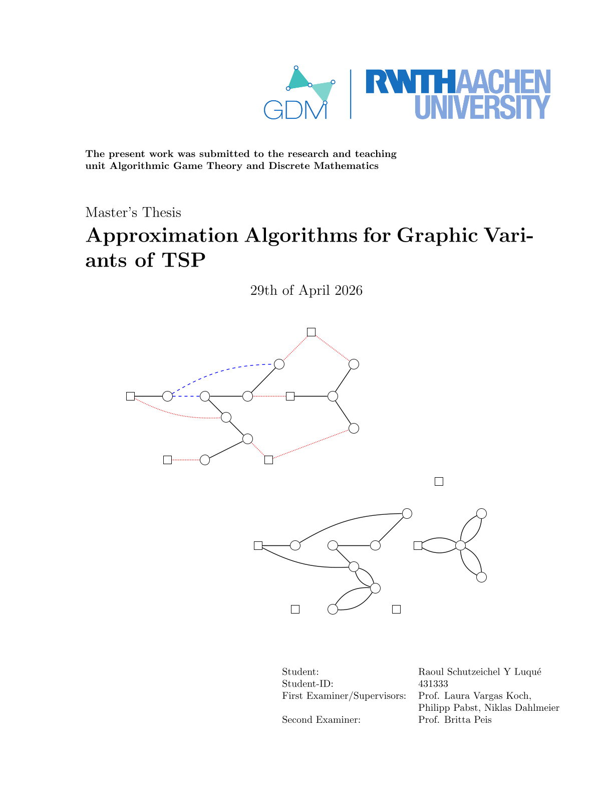 Approximation Algorithms for Graphic Variants of TSP